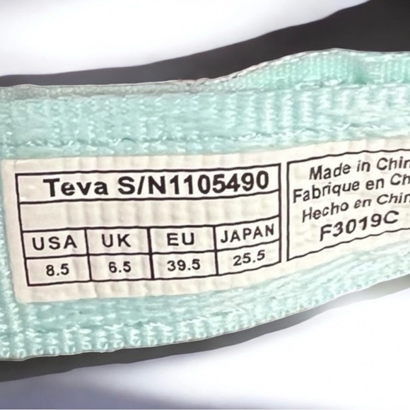 🌻NEW Teva Northwater Glacier Bay Gore Strap Mary Jane Strappy Sandals Size 8.5 - Picture 8 of 12